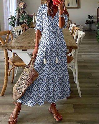 Ariadna | Vestido boho con cobertura del abdomen