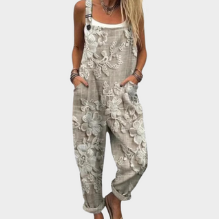 Mono Flores Bordadas Beige