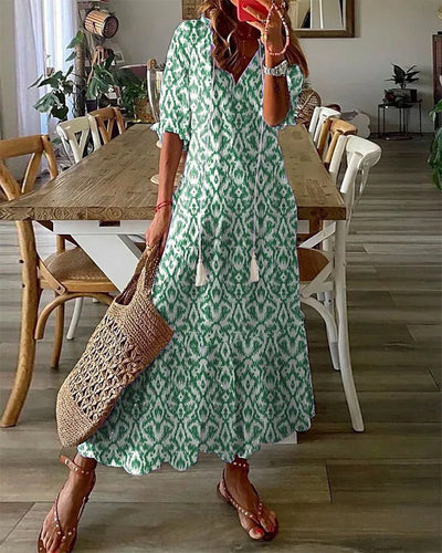 Ariadna | Vestido boho con cobertura del abdomen