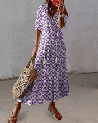 Ariadna | Vestido boho con cobertura del abdomen