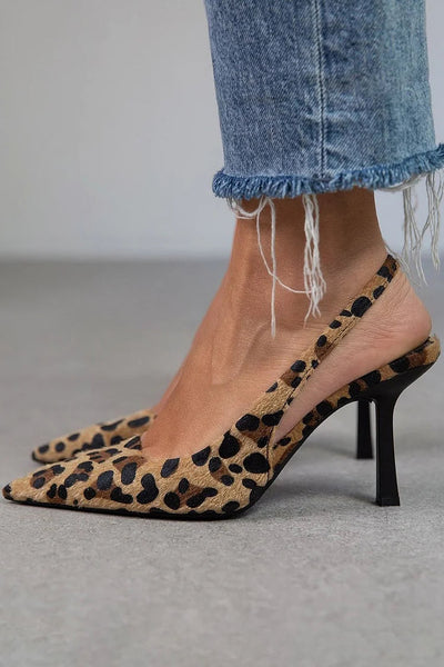 Ávila™ | Tacones D’Orsay Leopardo