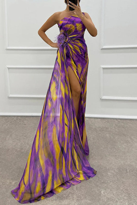 Mia™ | Vestido drapeado y vibrante
