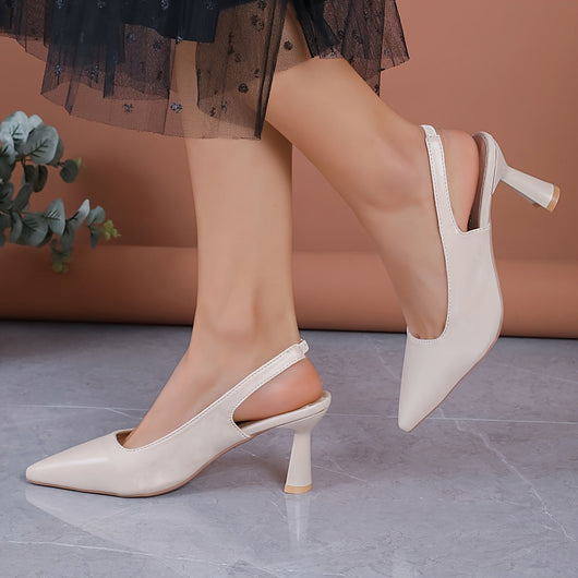 Cristina™ | Tacones Elegantes con Tira Trasera