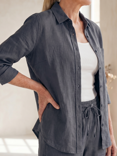 Nora | Conjunto de camisa de manga larga y pantalones entallados