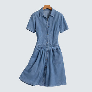 Clara | Vestido de denim para uso diario