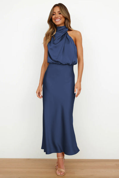 Violet™ | Vestido drapeado Sahara