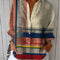 Catalina – Blusa de rayas multicolor
