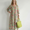 Colin | Vestido midi con estampado de flores dispersas