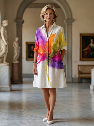 Úrsula | Vestido Jardín Pintado