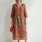 Carter | Vestido midi patchwork de Ease