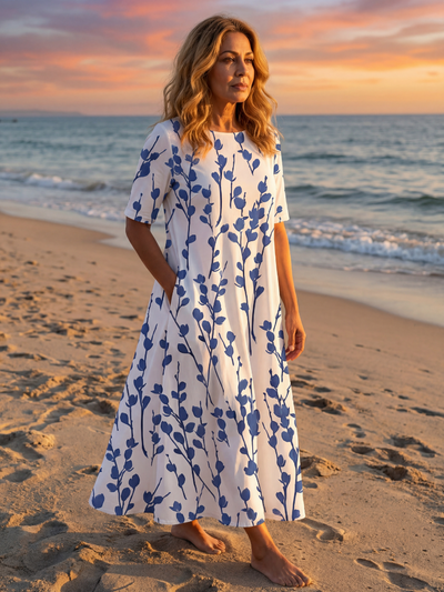 Nerea | Vestido midi floral
