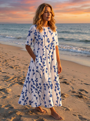 Nerea | Vestido midi floral