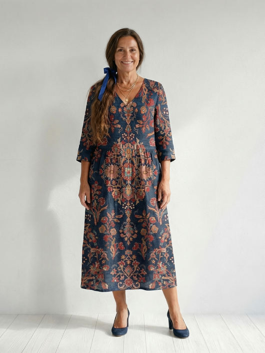 Ivy | Vestido midi de silueta suave