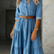 Barbara | Vestido Casual Elegante de Denim