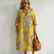 Rowan | Vestido midi suave con estampado de paisley