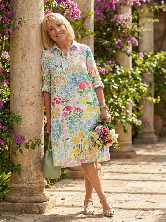 Leonor | Vestido floral de día