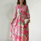 Freya | Vestido Midi Jardín en Flor