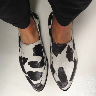 Becca - Zapatos con estampado de vaca