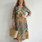 Lara | Vestido midi de jardín de forma fácil