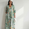 Reid | Vestido midi de ajuste suave