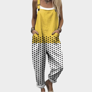 Mono Puntos Negros Amarillo