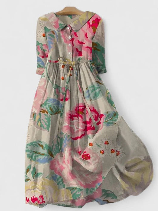 Rosa | Vestido elegante de primavera temprana