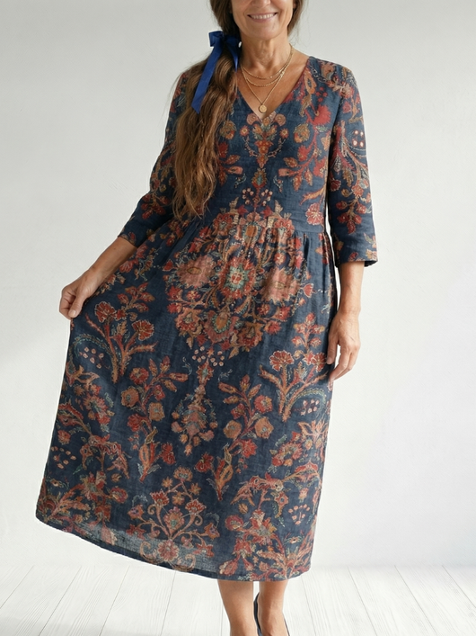 Ivy | Vestido midi de silueta suave