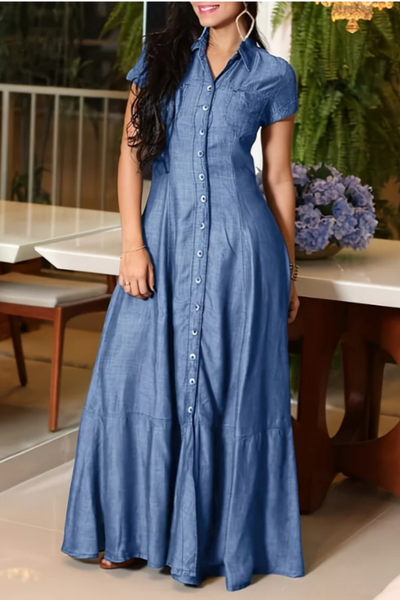 Eli | Vestido Largo de Denim