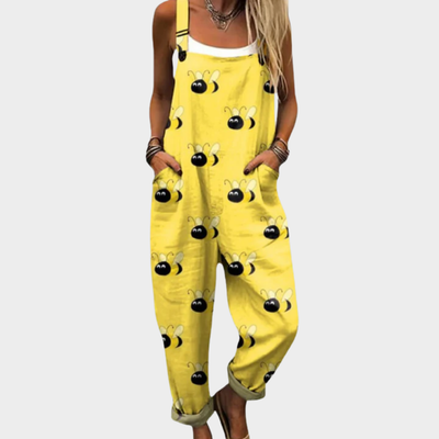 Mono Puntos Negros Amarillo