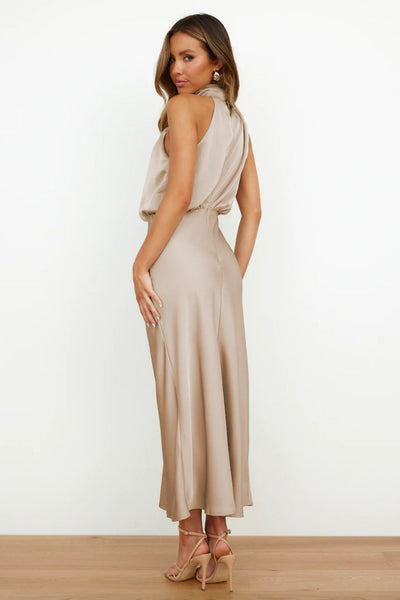Violet™ | Vestido drapeado Sahara