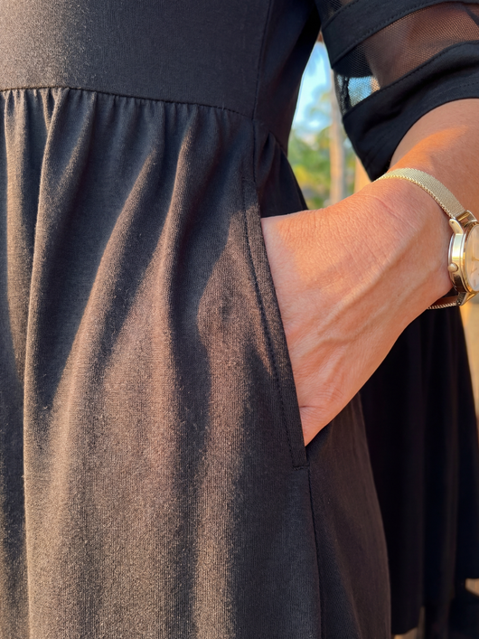 Keila | Vestido Midi Cómodo para la Noche
