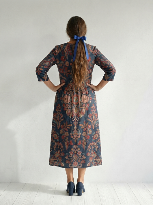 Ivy | Vestido midi de silueta suave