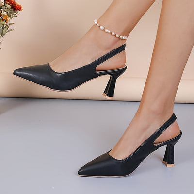 Cristina™ | Tacones Elegantes con Tira Trasera
