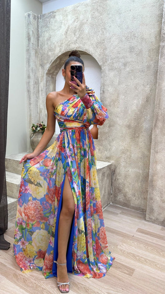 Evelyn™ | Vestido Dramático Blossom