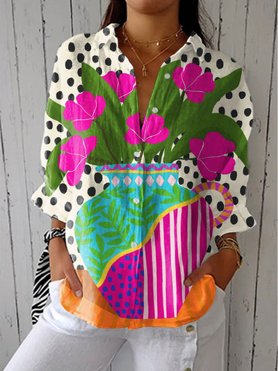 Diana – Blusa con estampado floral