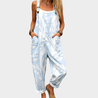 Mono Hojas Azul Celeste