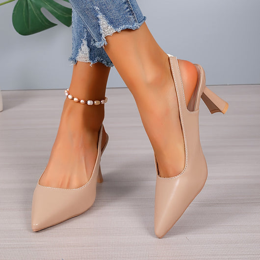 Cristina™ | Tacones Elegantes con Tira Trasera