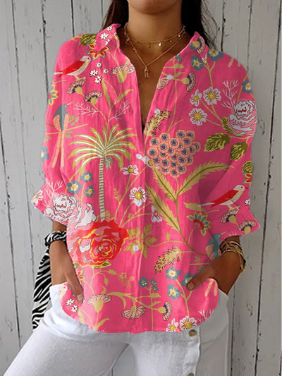 Isabel – Blusa floral tropical