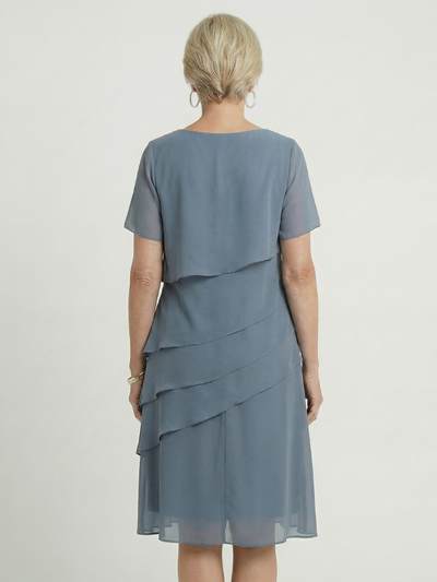 Sofía | Vestido a la rodilla con contorno suave