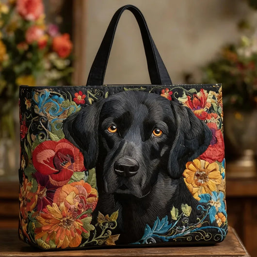 Compañero Flor de Medianoche | Bolso acolchado tipo tote hecho a mano
