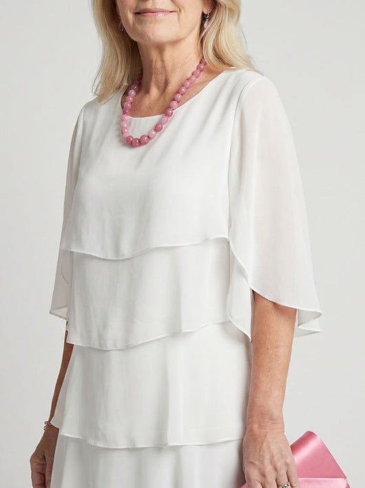 Clara | Vestido midi con capas escalonadas