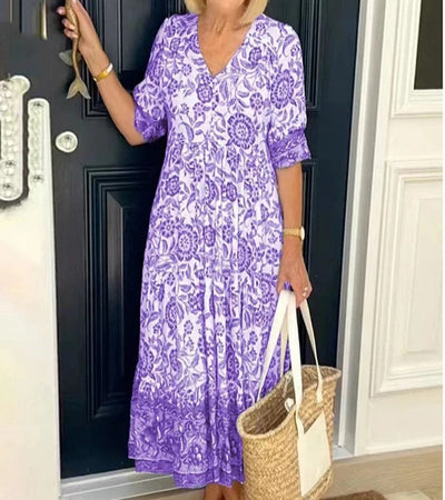 Radiancia | Vestido maxi bohemio – Siéntete hermosa, sin esfuerzo