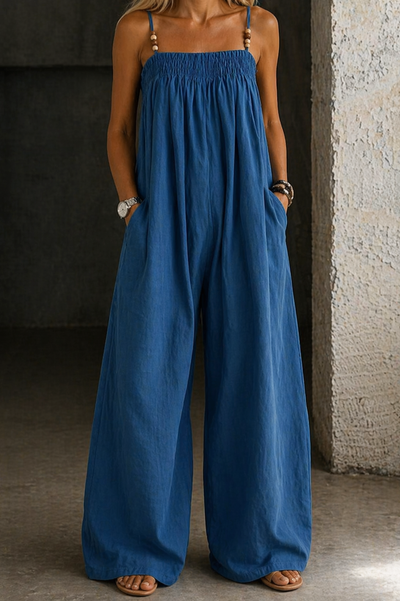 Madison | Mono de denim de pierna ancha
