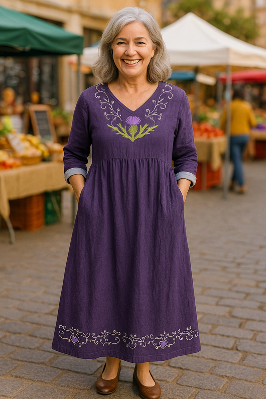 Noelia | Vestido Maxi Cómodo – Elegancia sin esfuerzo, Confianza todo el día