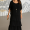 Julieta | Vestido maxi elegante que cubre el vientre