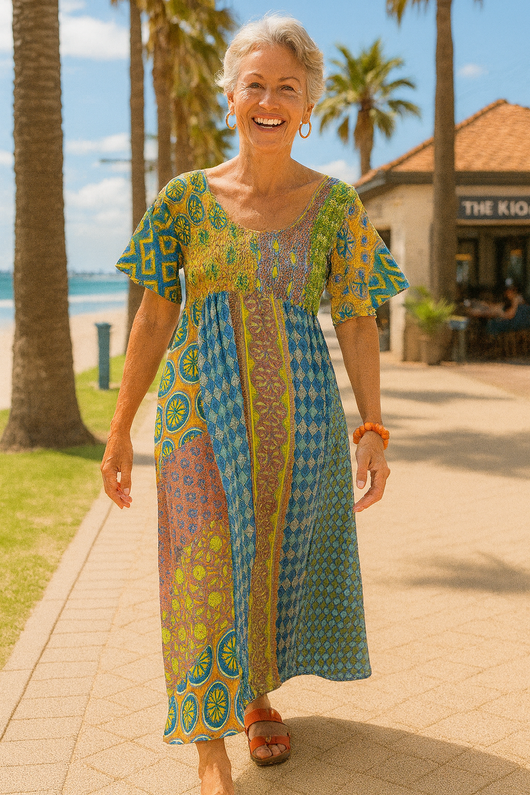 Atenea| Vestido Maxi Cómodo – Ajuste favorecedor y cómodo para el día a día