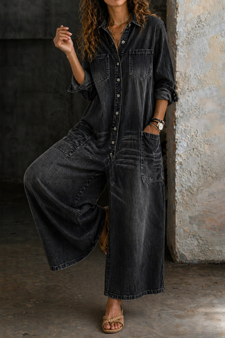 Vivi | Mono de denim casual