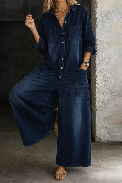 Vivi | Mono de denim casual