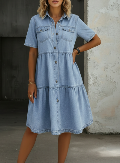 Sofía | Vestido de denim casual y elegante