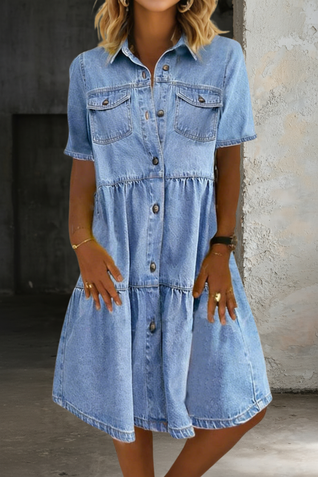 Sofía | Vestido de denim casual y elegante